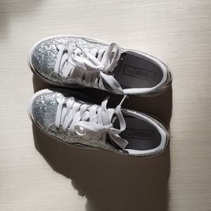 Puma Basket Glitter Platform sneakers